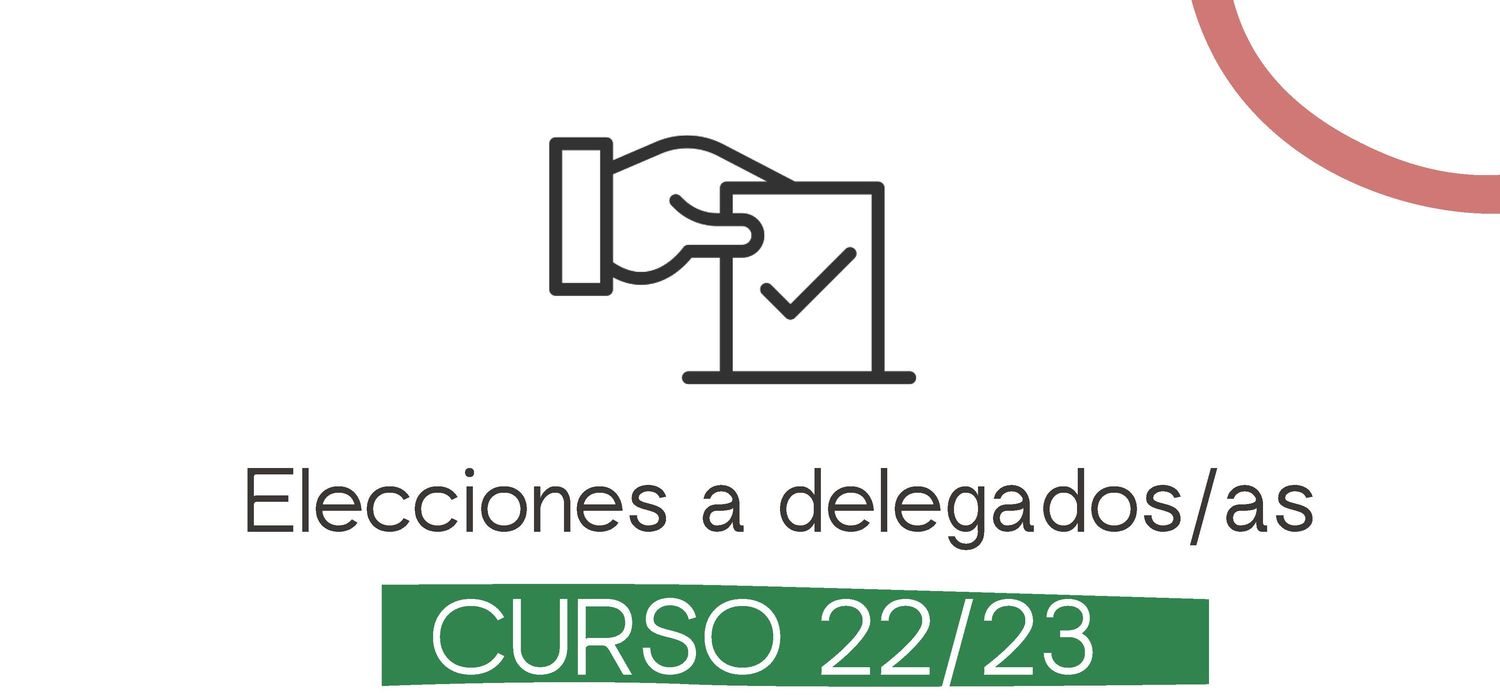 Comienza el proceso para las elecciones de delegados y delegadas de curso y Centro 2022/2023
