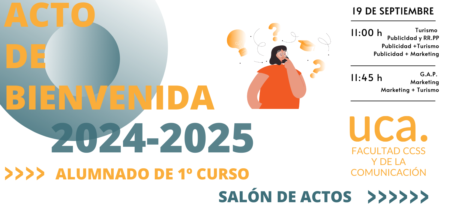 Acto de bienvenida del alumnado de primer curso – 2024-2025