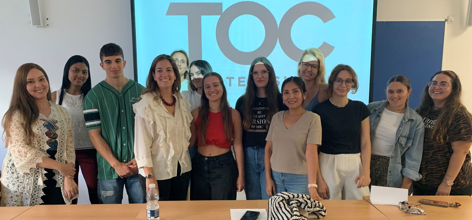 Visita de Dª. Blanca Domínguez Delgado, Directora del TOC Hostels de Sevilla