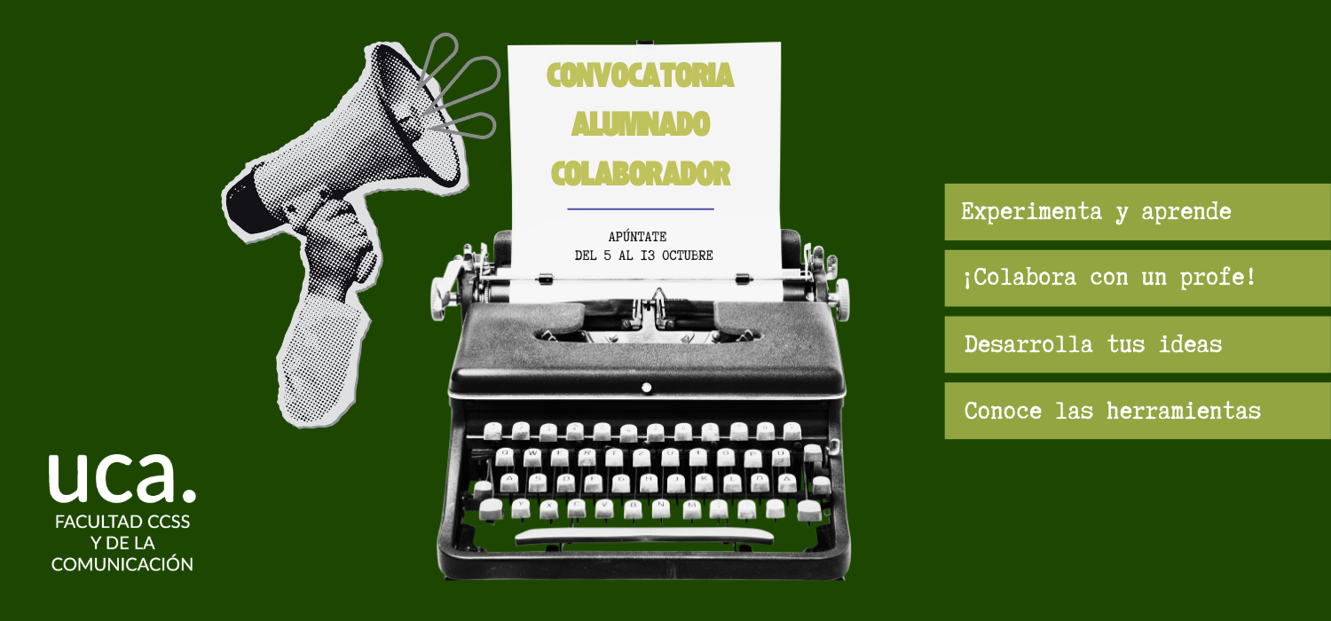 Convocatoria de plazas de alumnado colaborador para el curso 2026/2027