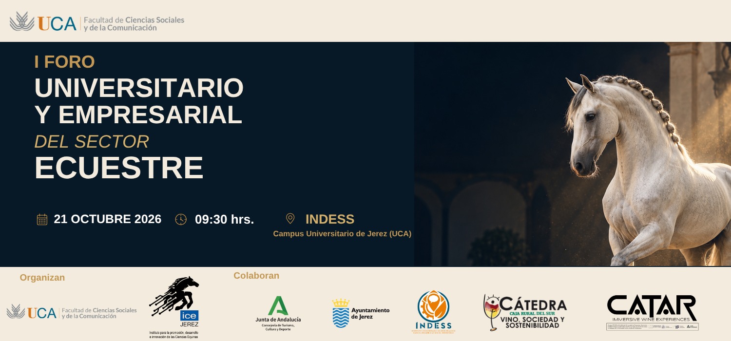La Universidad de Cádiz acogerá el I Foro Universitario y Empresarial del Sector Ecuestre